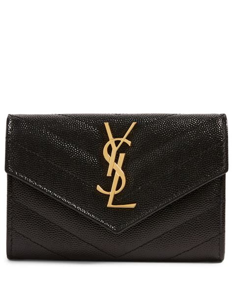 ysl wallet with key ring|ysl monogram wallet price.